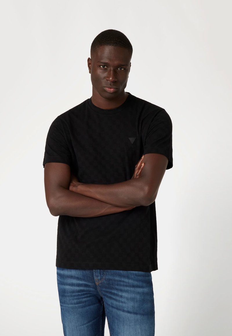 Guess T-shirt basic - schwarz
