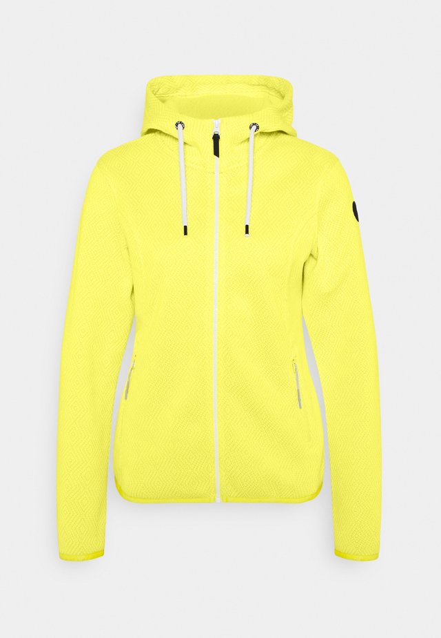 ADRIAN - Fleecejas - yellow