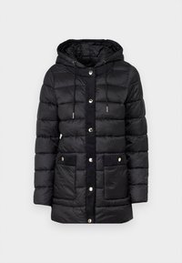 HOODED LONGLINE PACKABLE - Vinterfrakke - black