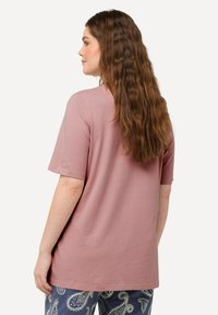 Ulla Popken GRANDES TAILLES - Jednoduché tričko - pink