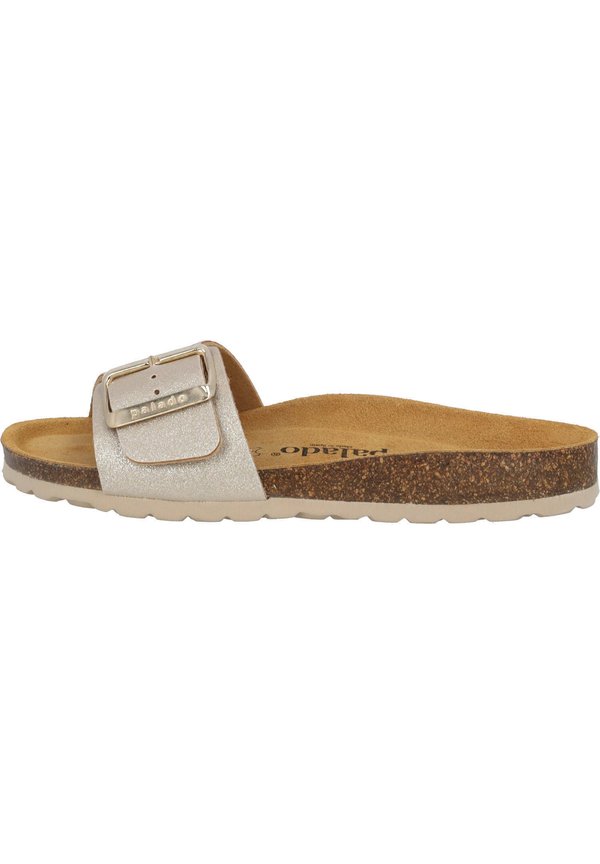 MALTA EGS MAGNOLIA - Pantolette flach - beige