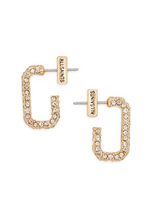 PAVE LINK HUGGIES - Boucles d'oreilles - gold-coloured