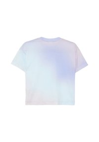 s.Oliver IM BOXY FIT MIT SUBLIMATION - T-shirt print - himmelblau