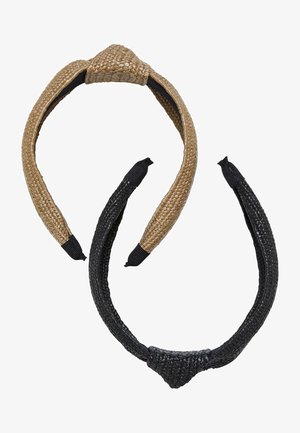 2-PACK - Hårstyling-accessories - black beige