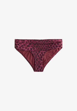 Next, BIKINI BOTTOMS-. - - Bikini-Hose - berry pink black leopard