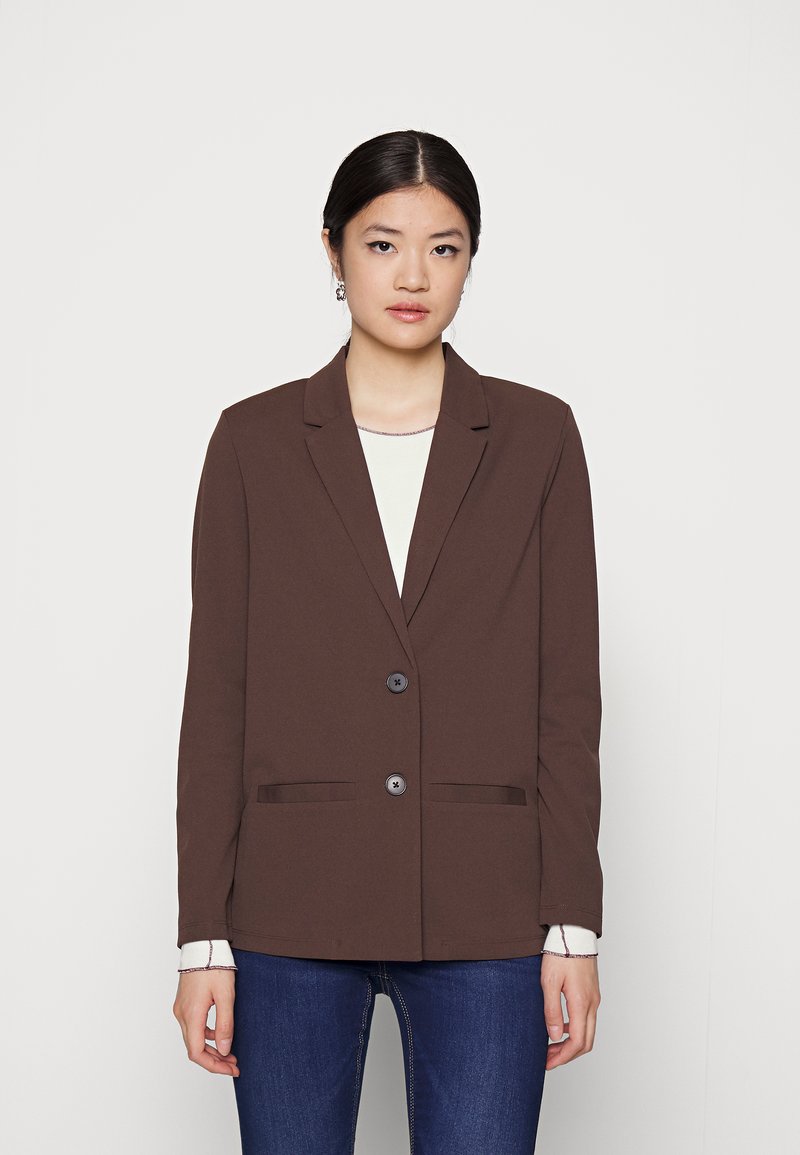 JDY LOUISVILLE CATIA - Blejzr - chocolate brown