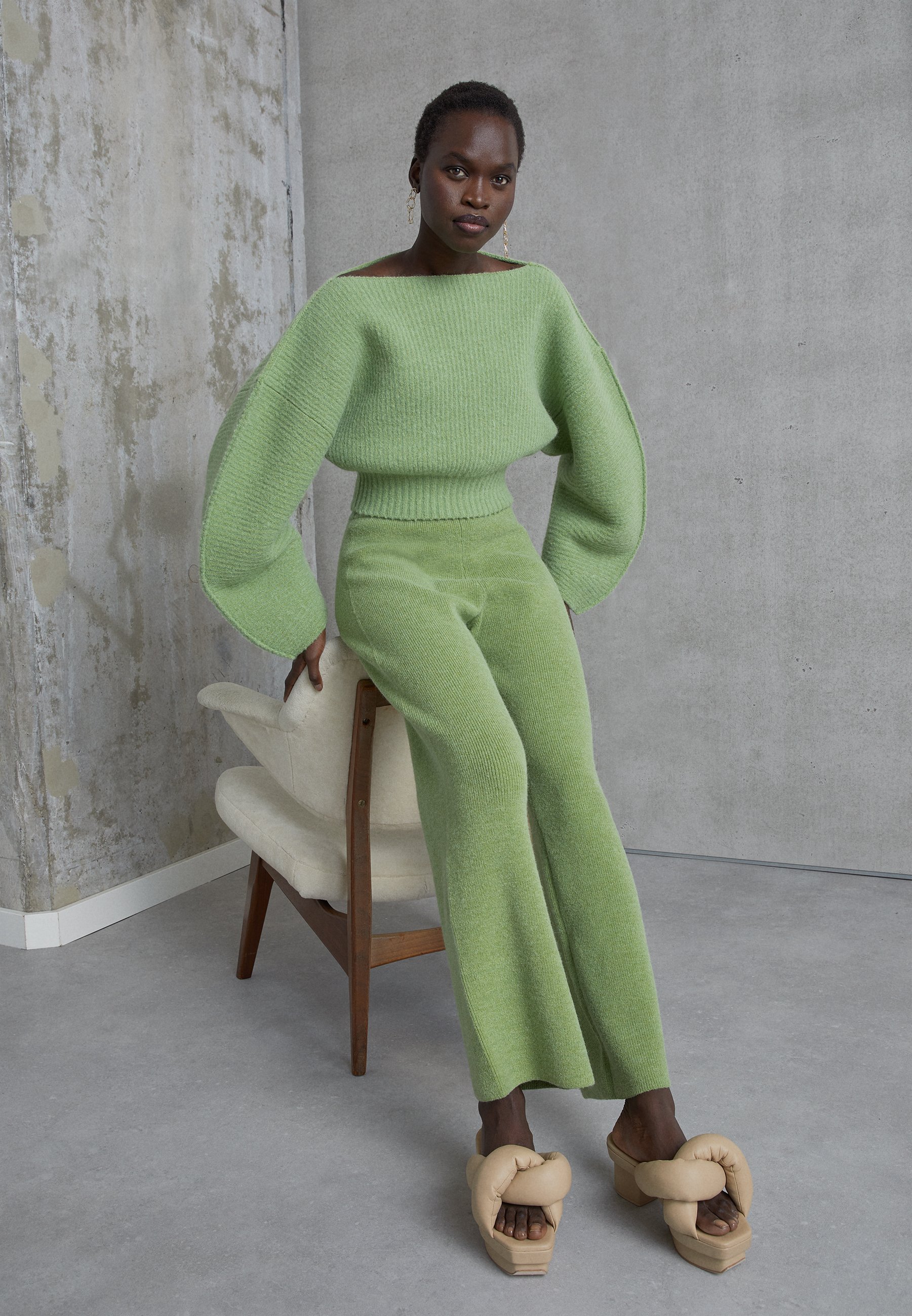 Cult Gaia ELLA - Maglione - palm/verde - Zalando.it