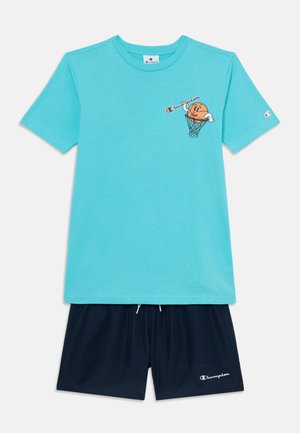 CREW NECK BEACH SET - Rövidnadrágok - blue