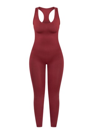Smilodox ELSIE RACERBACK JUMPSUIT - Turnpak - bordeaux