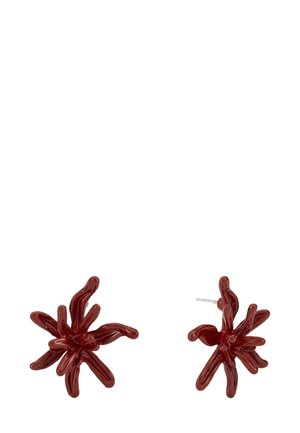 Náušnice - burgundy