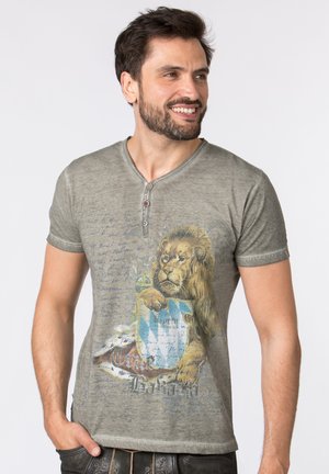 T-Shirt print - stein