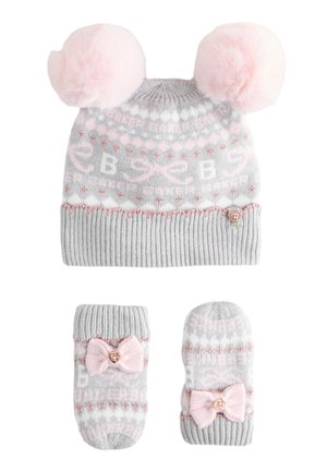 DOUBLE POM EARED SET - Huer - fairisle