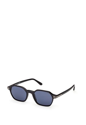 JOEY - Lunettes de soleil - shiny black  / blue