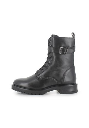 Botines con cordones - black