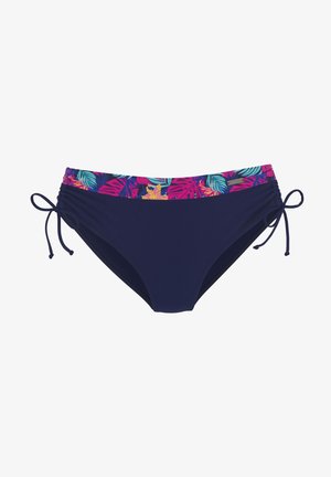 LASCANA, HOSE - Bikini-Hose - navy-pink bedruckt