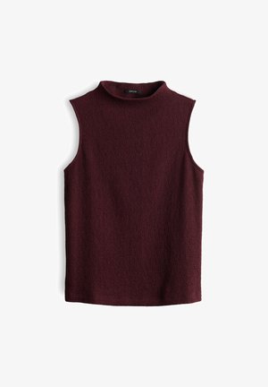 OPUS, SLIM CRINKLE FIT - Top - cherry jam