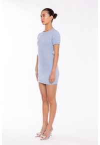 Glamorous OPEN BACK MINI - Fodralklänning - blue metallic