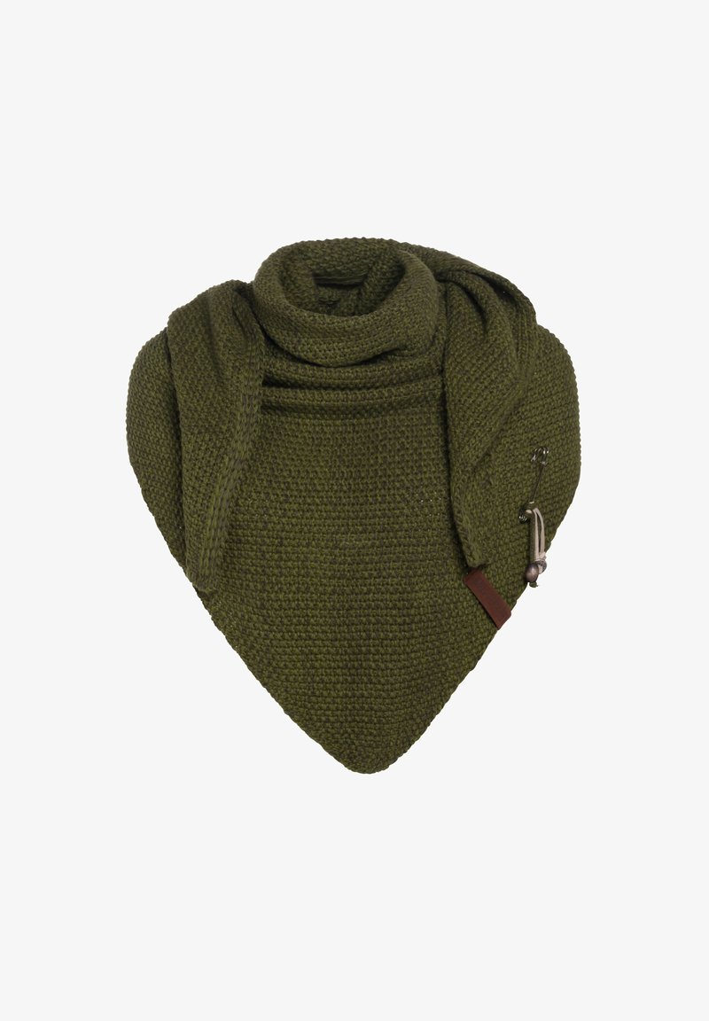 Knit Factory COCO - Halsdoek - moss green khaki