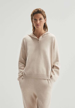 Hoodie - beige