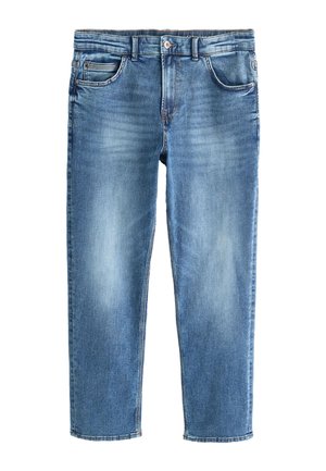 Next ESSENTIAL STRETCH  - Džínsy s rovným strihom - mid blue
