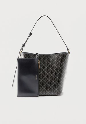 EMBLEM MEDIUM BUCKET - Håndtasker - black