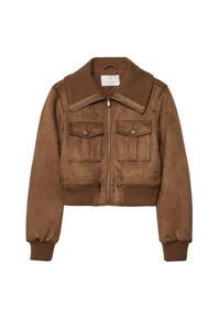 CROPPED - Kunstlederjacke - brown