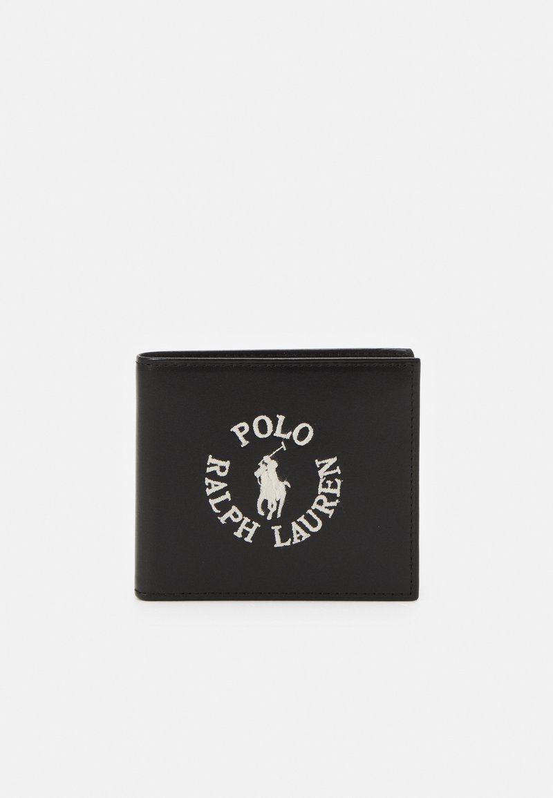 Polo Ralph Lauren COIN WALLET MEDIUM - Geldbörse - black/white/schwarz ...