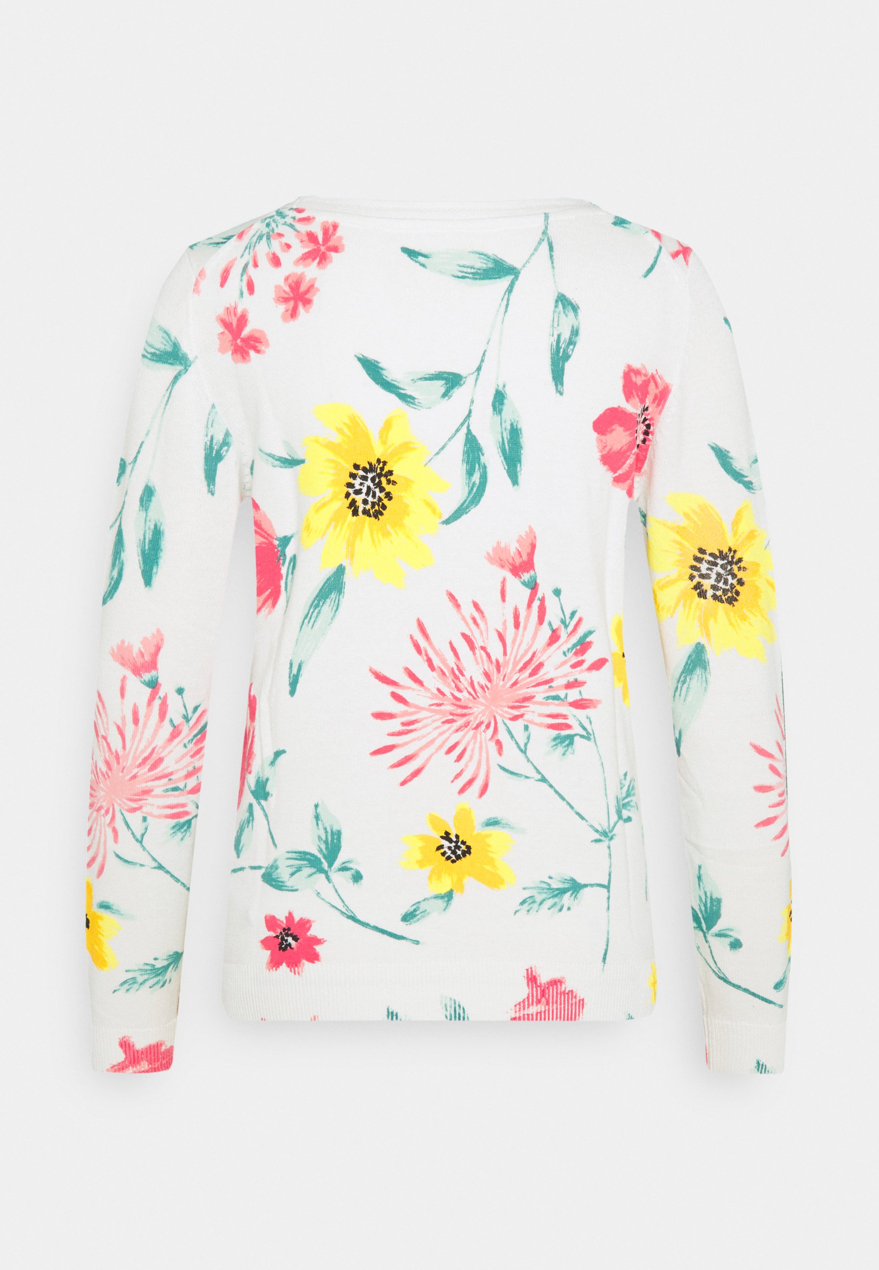 Springfield ALLOVER FLORES Trui beigemeerkleurig Springfield Trui beigemeerkleurig Zalando.nl