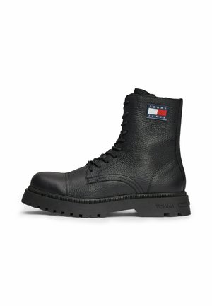 Tommy Jeans Schnürstiefelette - black