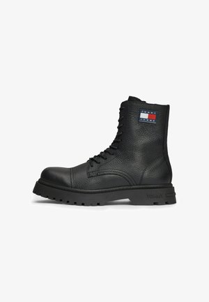 Tommy Jeans Schnürstiefelette - black