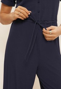 Friends Like These SHORT SLEEVE BUTTON UP WIDE LEG REGULAR FIT - Kezeslábas - navy