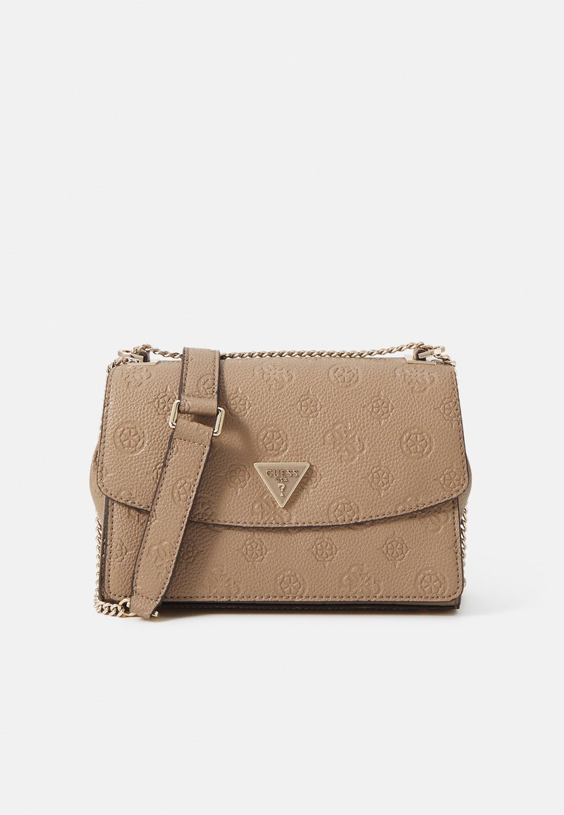 Guess CRESIDIA XBODY FLAP - Plecu soma - dark taupe