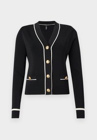 NOEMI CARDI - Kardiganas - black/macadamia