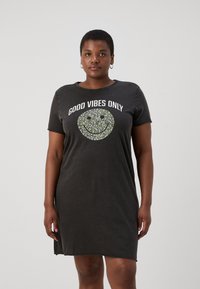 ONLY Carmakoma CARLUCY LIFE - Trikotāžas kleita - black