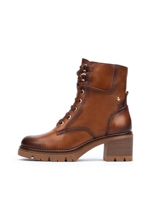 SORIA - Enkellaarsjes met plateauzool - brown