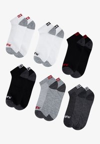 Levi's® LOW CUT UNISEX 6 PACK - Nogavice - dark grey heather
