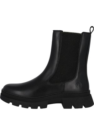 Platform ankle boots - schwarz