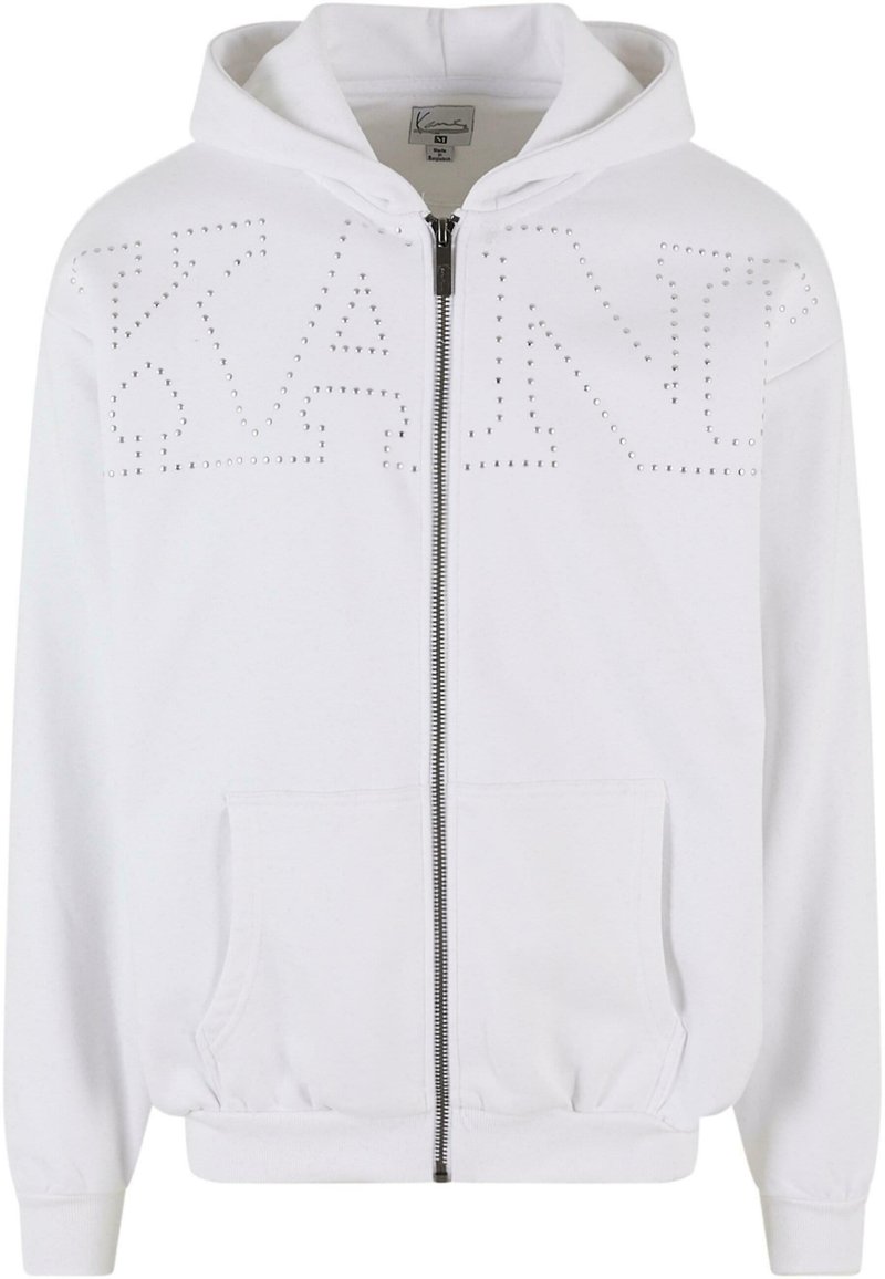 Karl Kani Sweater met rits wit Karl Kani Sweater met rits wit