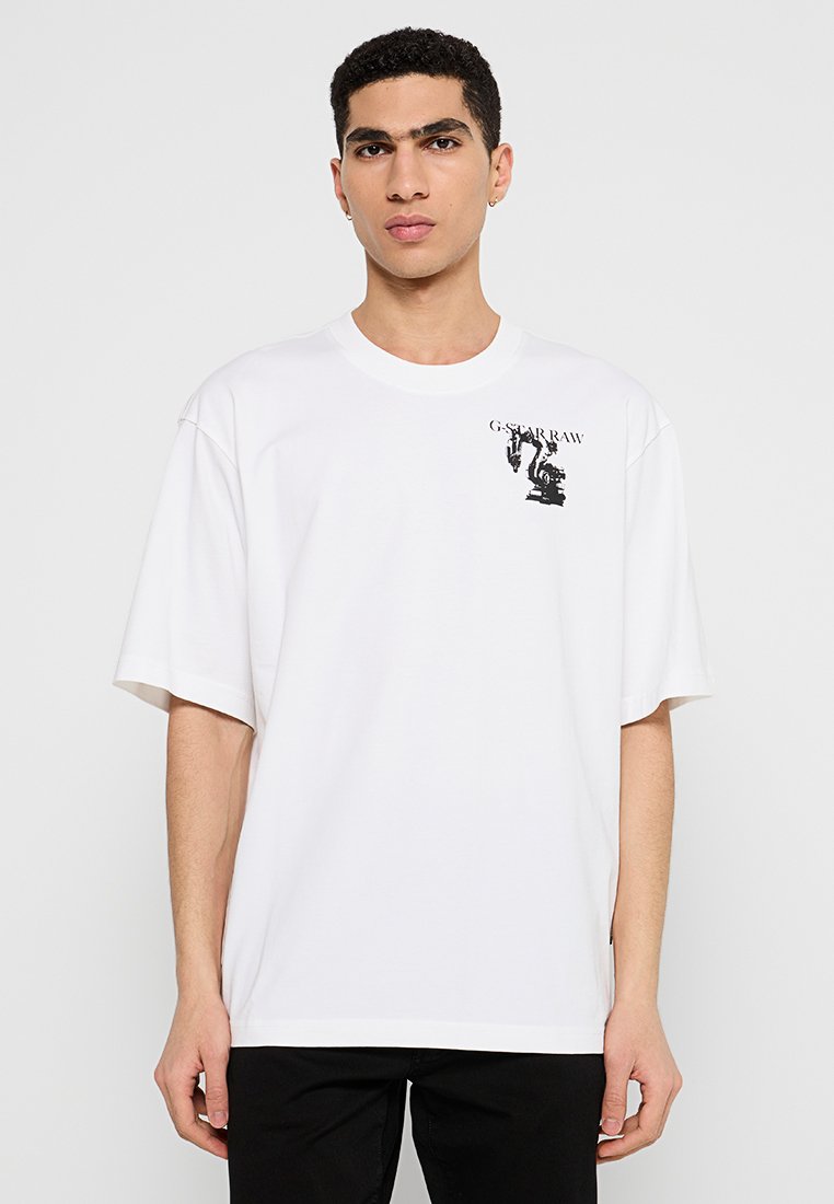 G-Star T-shirt print wit G-Star T-shirt print wit