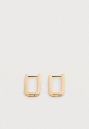 SQUARE HOOPS - Fülbevalók - gold-coloured