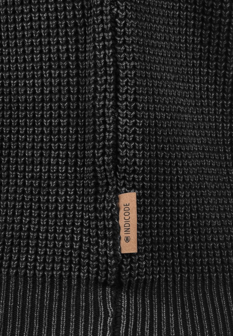Herren Strickjacken | INDICODE JEANS IDROCKFORD Strickpullover black/schwarz - XN83500 Herren Strickjacken | INDICODE JEANS IDROCKFORD Strickpullover black/schwarz - XN83500