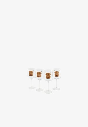 Next, SET OF 4 HAMISH WINE GLASSES UNISEX - Vinglas - natural