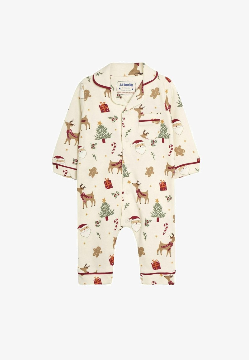 JoJo Maman Bébé CHRISTMAS ALL-IN-ONE - REGULAR FIT SET - Pijamale - cream