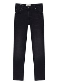 PULL&BEAR BASIC CARROT - Jeans Tapered Fit - black