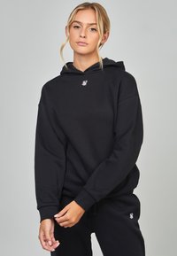 SIKSILK ESSENTIAL OVERHEAD  - Hoodie - black