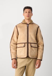 Scotch & Soda JACKET - Chaqueta de cuero sintético - tannin
