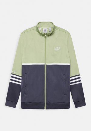 TRACK UNISEX - Mikina na zip - magic lime