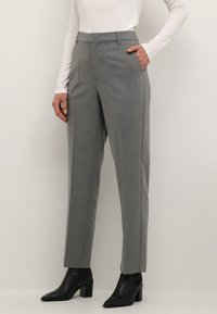 Kaffe KASAKURA - Chinos - dark grey melange