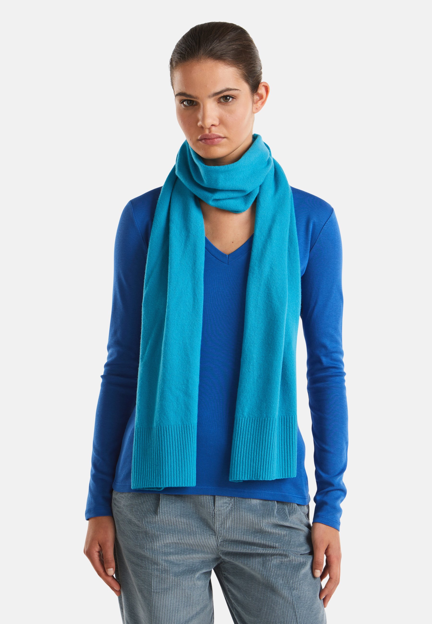 United Colors of Benetton WITH EDGES Écharpe turquiose