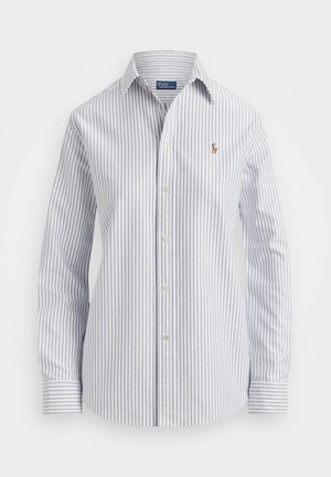 CLASSIC FIT STRIPED OXFORD SHIRT - Skjortebluse - white/heritage royal